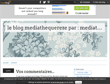 Tablet Screenshot of mediathequereze.over-blog.com