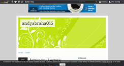 Desktop Screenshot of andyabraha015.over-blog.com