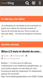 Mobile Screenshot of lafabriquedesidees.over-blog.com