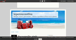 Desktop Screenshot of leperoucestfou.over-blog.com
