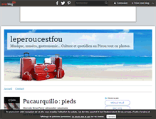 Tablet Screenshot of leperoucestfou.over-blog.com
