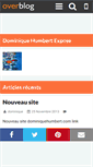Mobile Screenshot of dominiquehumbertexpose.over-blog.com
