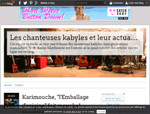 Tablet Screenshot of chanteuseskabyles.over-blog.com