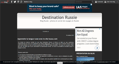 Desktop Screenshot of destination-russie.over-blog.com