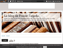 Tablet Screenshot of fraisetagada.over-blog.fr