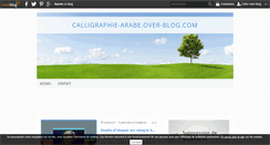Desktop Screenshot of calligraphie-arabe.over-blog.com