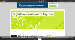 Desktop Screenshot of lagaulemilonaise.over-blog.com