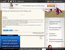 Tablet Screenshot of chezlartisane.over-blog.com