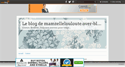 Desktop Screenshot of mamzellelouloute.over-blog.com