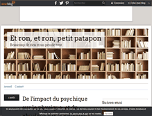 Tablet Screenshot of patapon.over-blog.fr