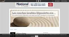 Desktop Screenshot of lilipoulette.over-blog.com