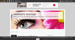 Desktop Screenshot of cassiopee-mariage.over-blog.com