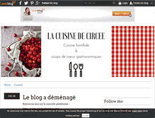 Tablet Screenshot of cuisinedecircee.over-blog.com