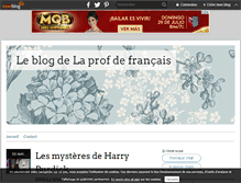 Tablet Screenshot of laprofdefrancais.over-blog.com