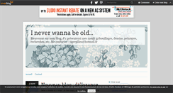 Desktop Screenshot of neverwannabeold.over-blog.com