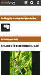 Mobile Screenshot of ecuries-herbier-du-lac.over-blog.fr