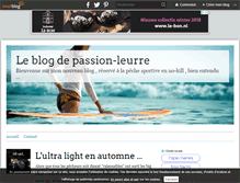 Tablet Screenshot of passion-leurre.over-blog.com