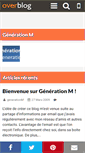 Mobile Screenshot of generationm.over-blog.com