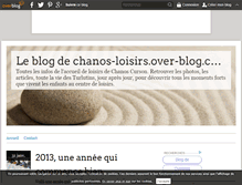 Tablet Screenshot of chanos-loisirs.over-blog.com