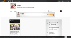 Desktop Screenshot of dogs.over-blog.com
