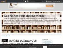 Tablet Screenshot of lesrichesvousdisentmerde.over-blog.com