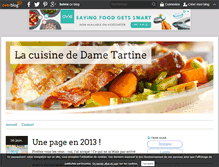 Tablet Screenshot of dametartine.over-blog.com