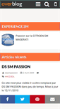 Mobile Screenshot of dssmpassion.over-blog.fr