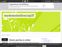 Tablet Screenshot of mademoisellescrap37.over-blog.com