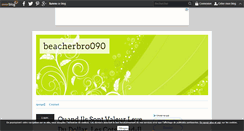 Desktop Screenshot of beacherbro090.over-blog.com