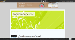 Desktop Screenshot of loquemeapetece.over-blog.es