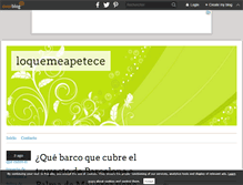 Tablet Screenshot of loquemeapetece.over-blog.es