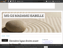Tablet Screenshot of isabellelebas.over-blog.com