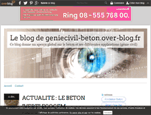 Tablet Screenshot of geniecivil-beton.over-blog.fr