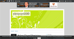 Desktop Screenshot of elroycyril100.over-blog.com