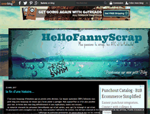 Tablet Screenshot of hellofannyscrap.over-blog.com