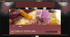 Desktop Screenshot of lecercledepicure.over-blog.com