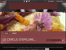 Tablet Screenshot of lecercledepicure.over-blog.com