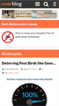 Mobile Screenshot of bird-deterrents.over-blog.com
