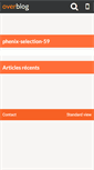 Mobile Screenshot of phenix-selection-59.over-blog.fr