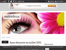 Tablet Screenshot of entredeux.over-blog.fr