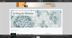 Desktop Screenshot of malona.over-blog.com
