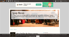 Desktop Screenshot of jpop-news.over-blog.com