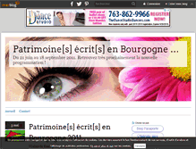 Tablet Screenshot of patrimoine-ecrit.over-blog.com