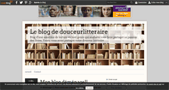 Desktop Screenshot of douceurlitteraire.over-blog.com