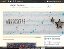 Tablet Screenshot of annsoscrap.over-blog.com