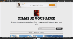 Desktop Screenshot of filmsjevousaime.over-blog.com