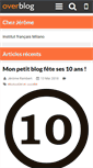 Mobile Screenshot of chezjerome.over-blog.com