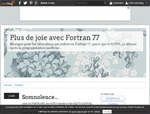 Tablet Screenshot of fortran.morefun.over-blog.com
